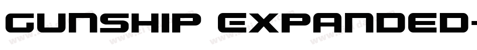 Gunship Expanded字体转换